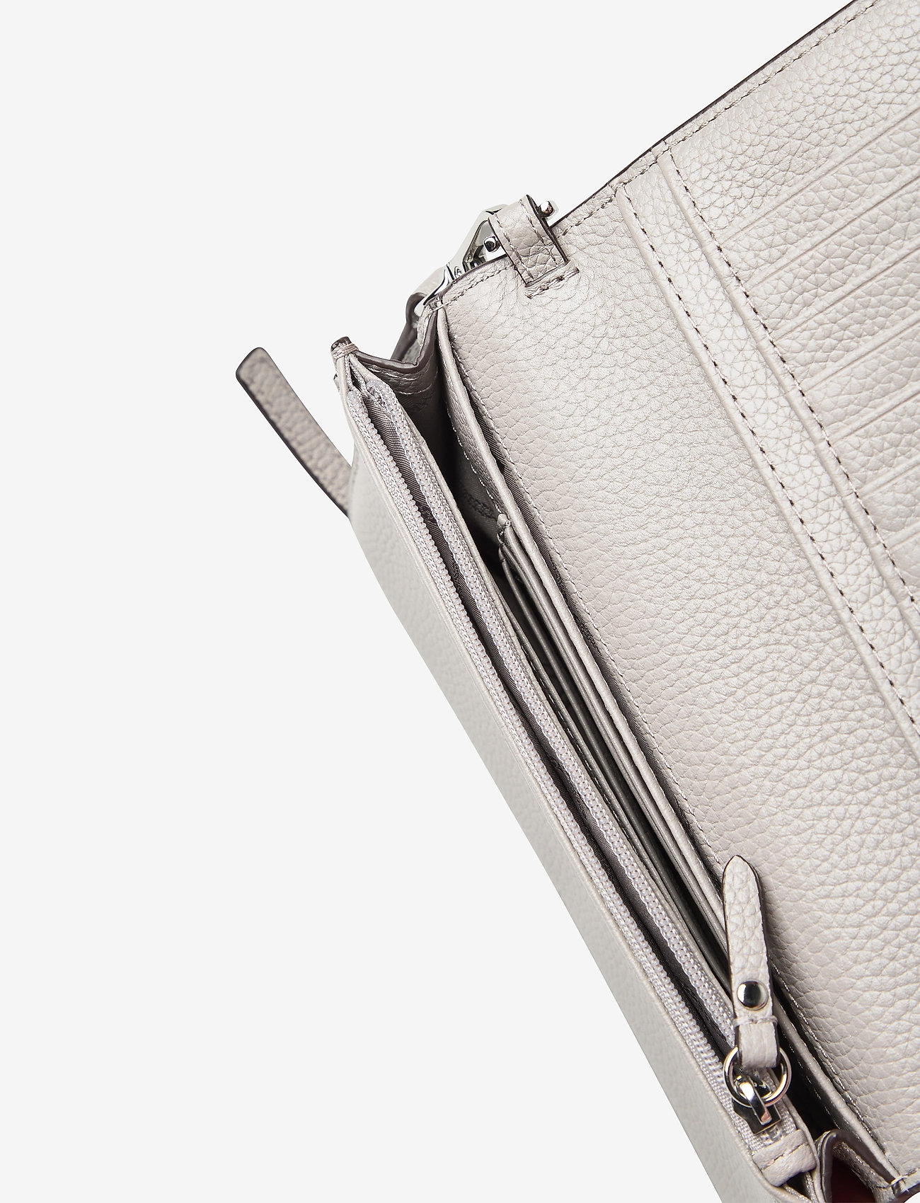 Michael Kors - PHONE CROSSBODY - pearl grey - 4