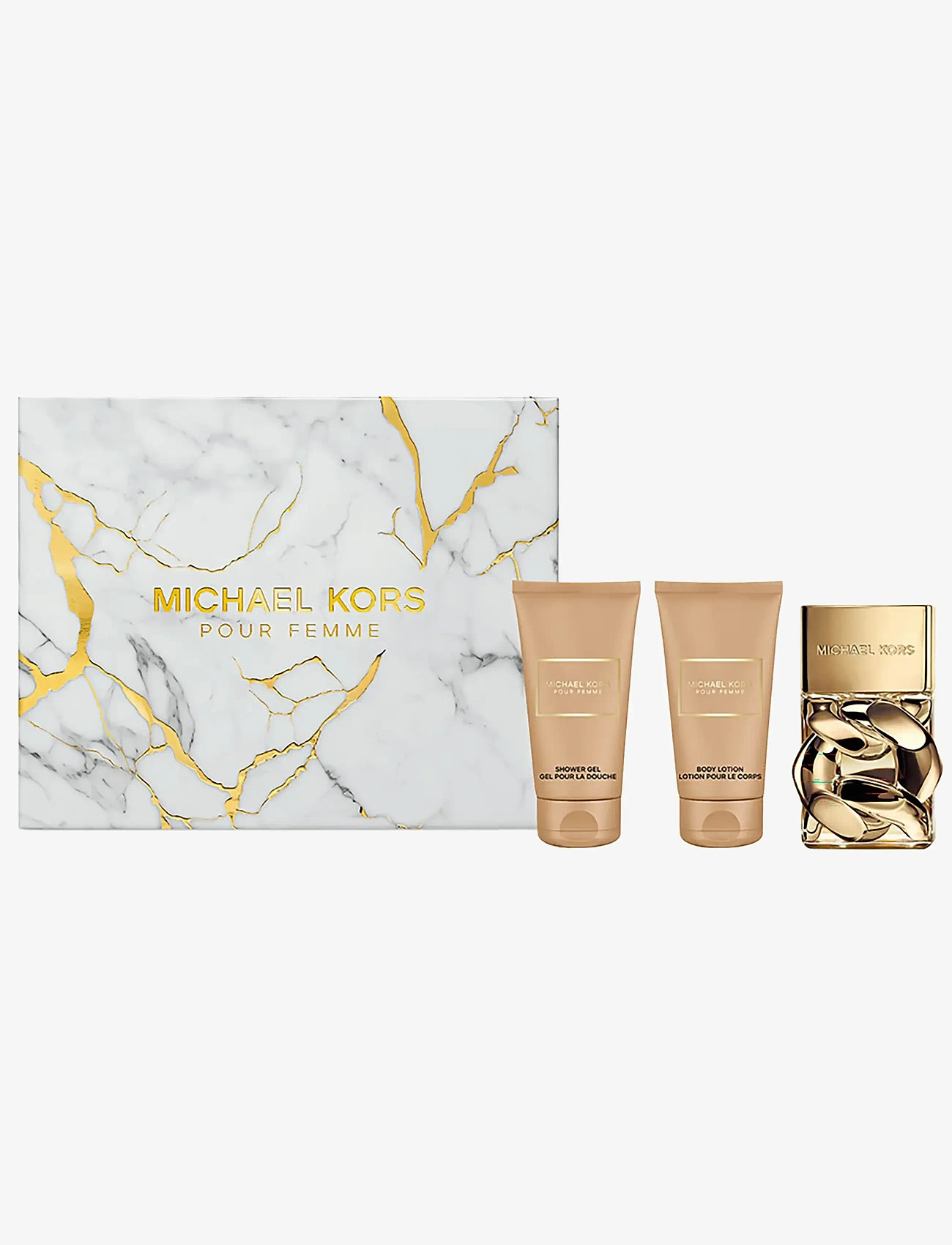 Michael Kors Fragrance - Gift Set Pour Femme EdP + Shower Gel + Body Lotion - duschgel & duscholjor  - clear - 0