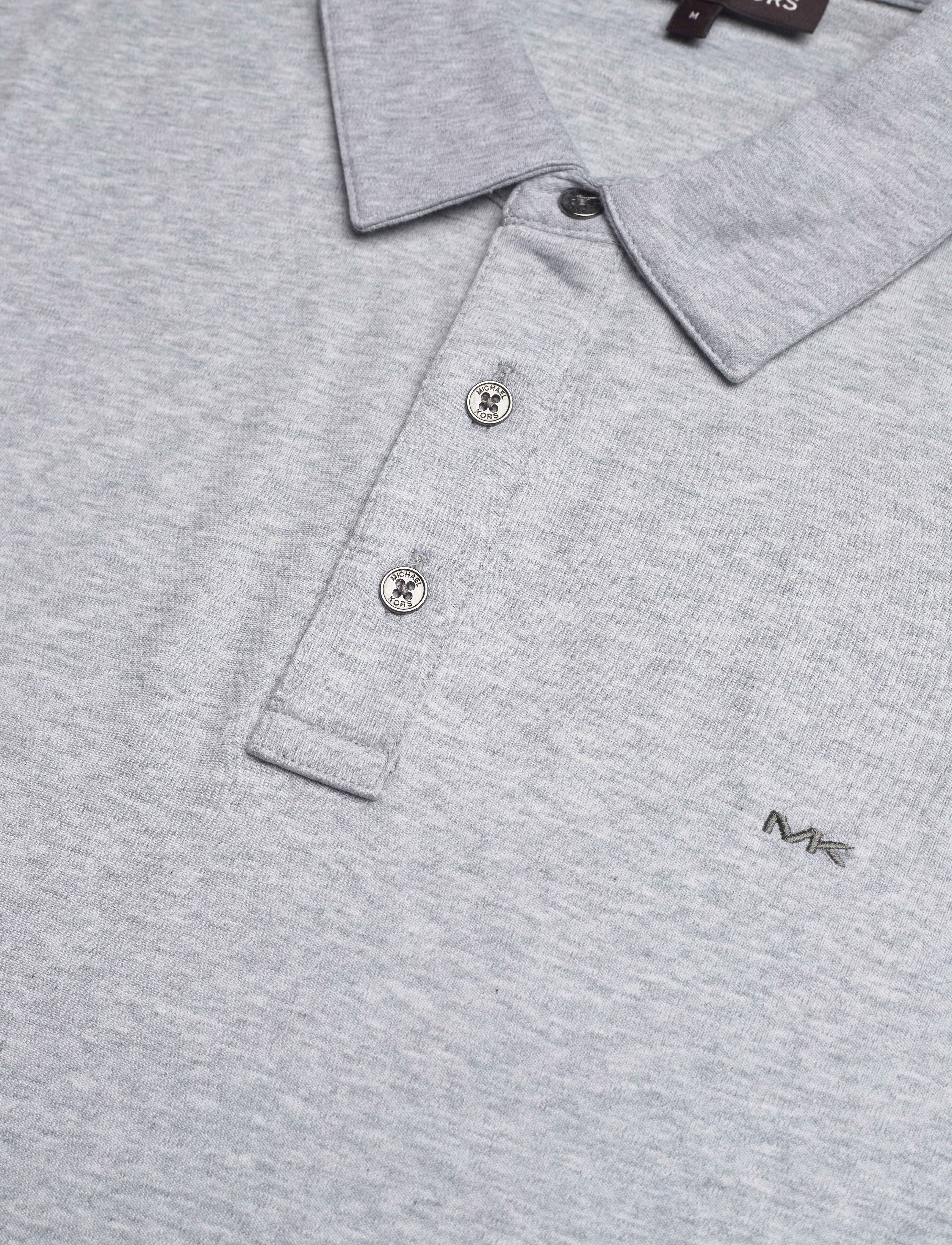 Michael Kors - SLEEK MK POLO - heather grey - 2