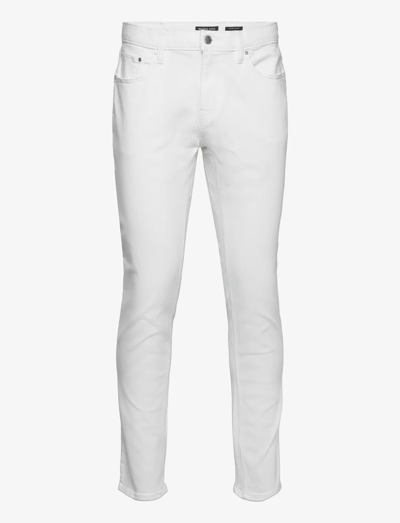 Michael Kors - WHITE PARKER JEAN - džinsa bikses ar tievām starām - white - 0