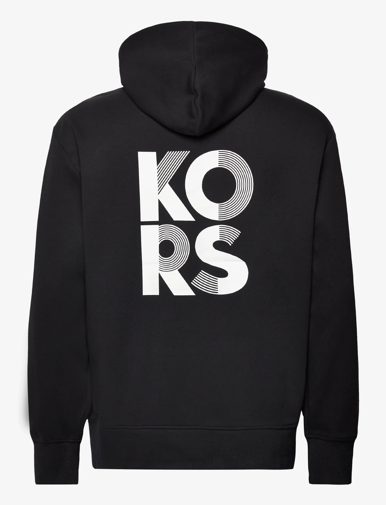 Michael Kors - TRANSISTOR KORS HOODIE - džemperi ar kapuci - black - 1