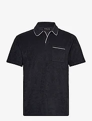 Michael Kors - TERRY PKT JOHNNY POLO - midnight - 0