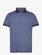 PRINTED PATTERN POLO - MIDNIGHT