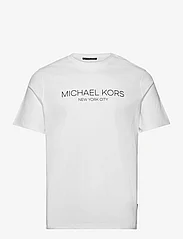 Michael Kors - FD MODERN TEE - kortärmade t-shirts - white - 0
