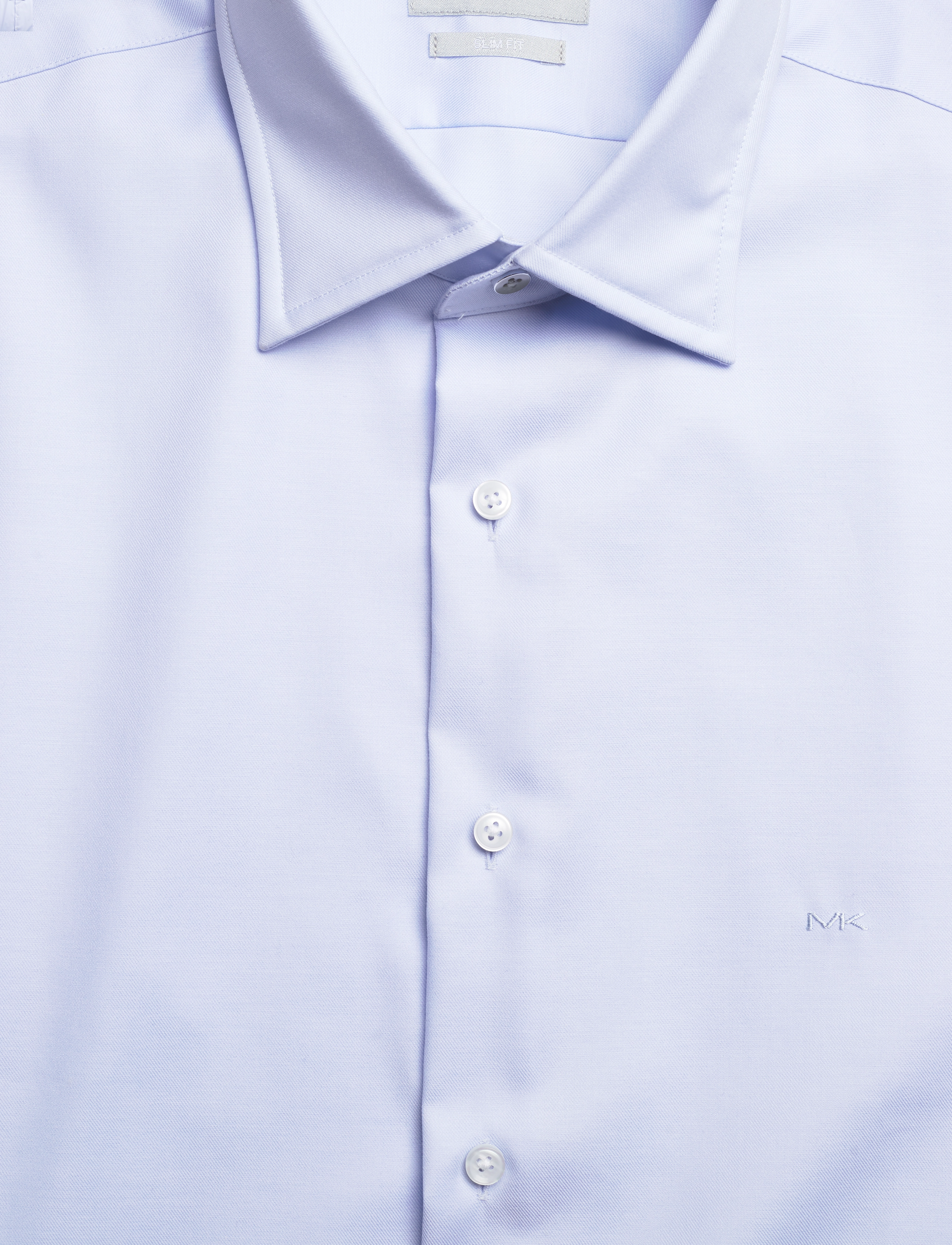 Michael Kors - 2PLY STRETCH TWILL SLIM FIT SHIRT - proginiai marškiniai - light blue - 2