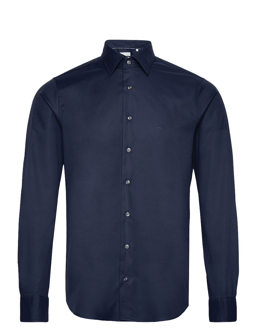 Michael Kors - 2PLY STRETCH TWILL SLIM FIT SHIRT - chemises d'affaires - navy - 0