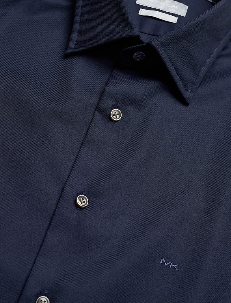Michael Kors - 2PLY STRETCH TWILL SLIM FIT SHIRT - formelle skjorter - navy - 2