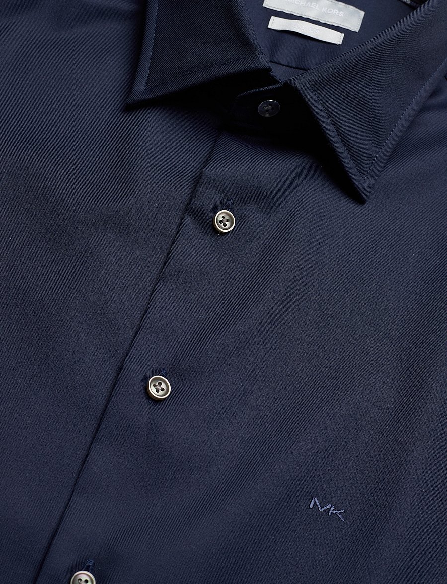 Michael Kors - 2PLY STRETCH TWILL SLIM FIT SHIRT - chemises d'affaires - navy - 2