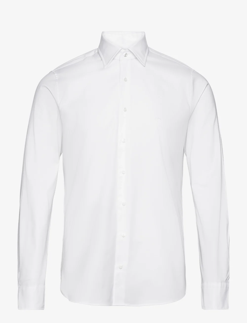 Michael Kors - 2PLY STRETCH TWILL SLIM FIT SHIRT - formal shirts - white - 0