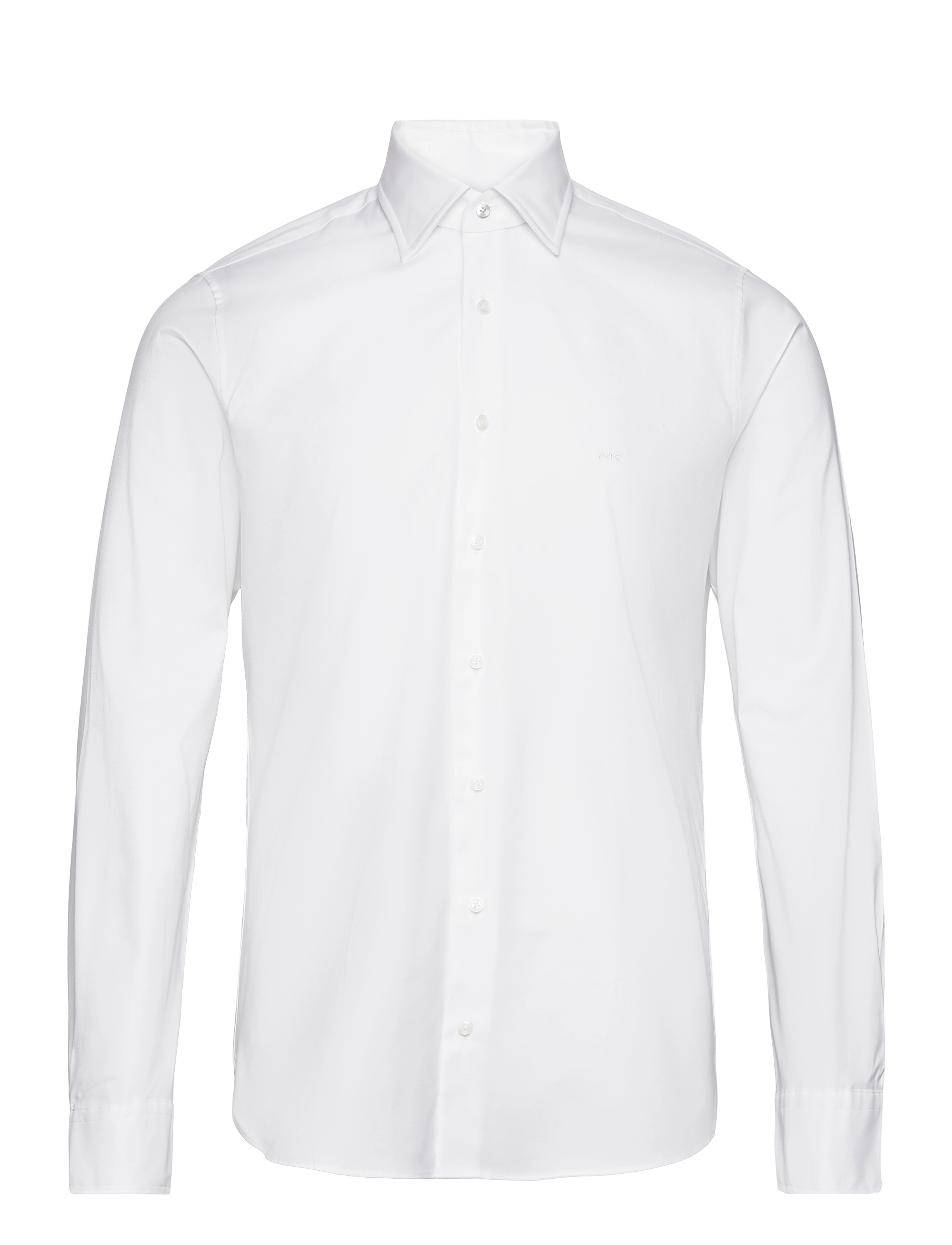 Michael Kors 2PLY STRETCH TWILL SLIM FIT SHIRT - Basic skjortor - WHITE / white