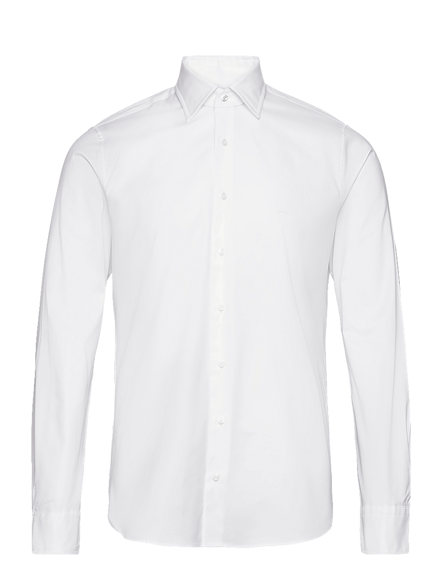 Michael Kors - 2PLY STRETCH TWILL SLIM FIT SHIRT - formelle hemden - white - 0