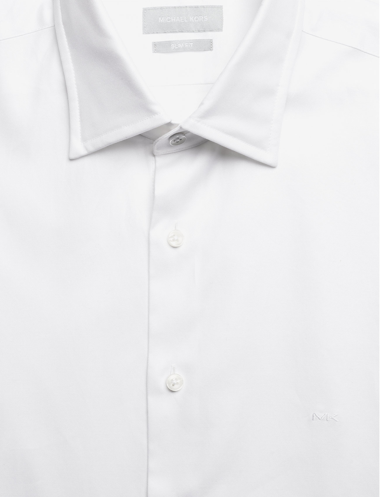 Michael Kors - 2PLY STRETCH TWILL SLIM FIT SHIRT - formelle hemden - white - 3