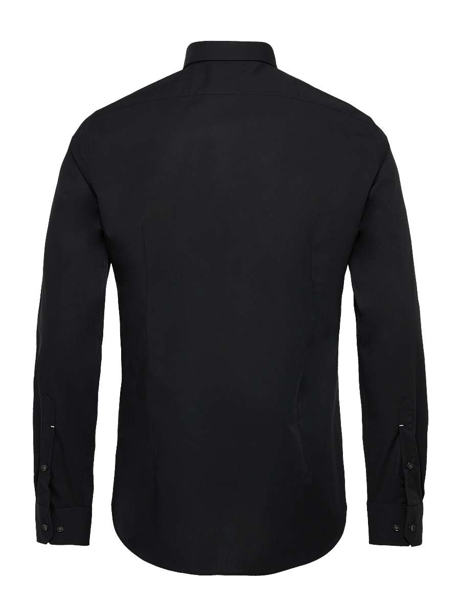 Michael Kors - POPLIN STRETCH SLIM SHIRT - formal shirts - black - 1