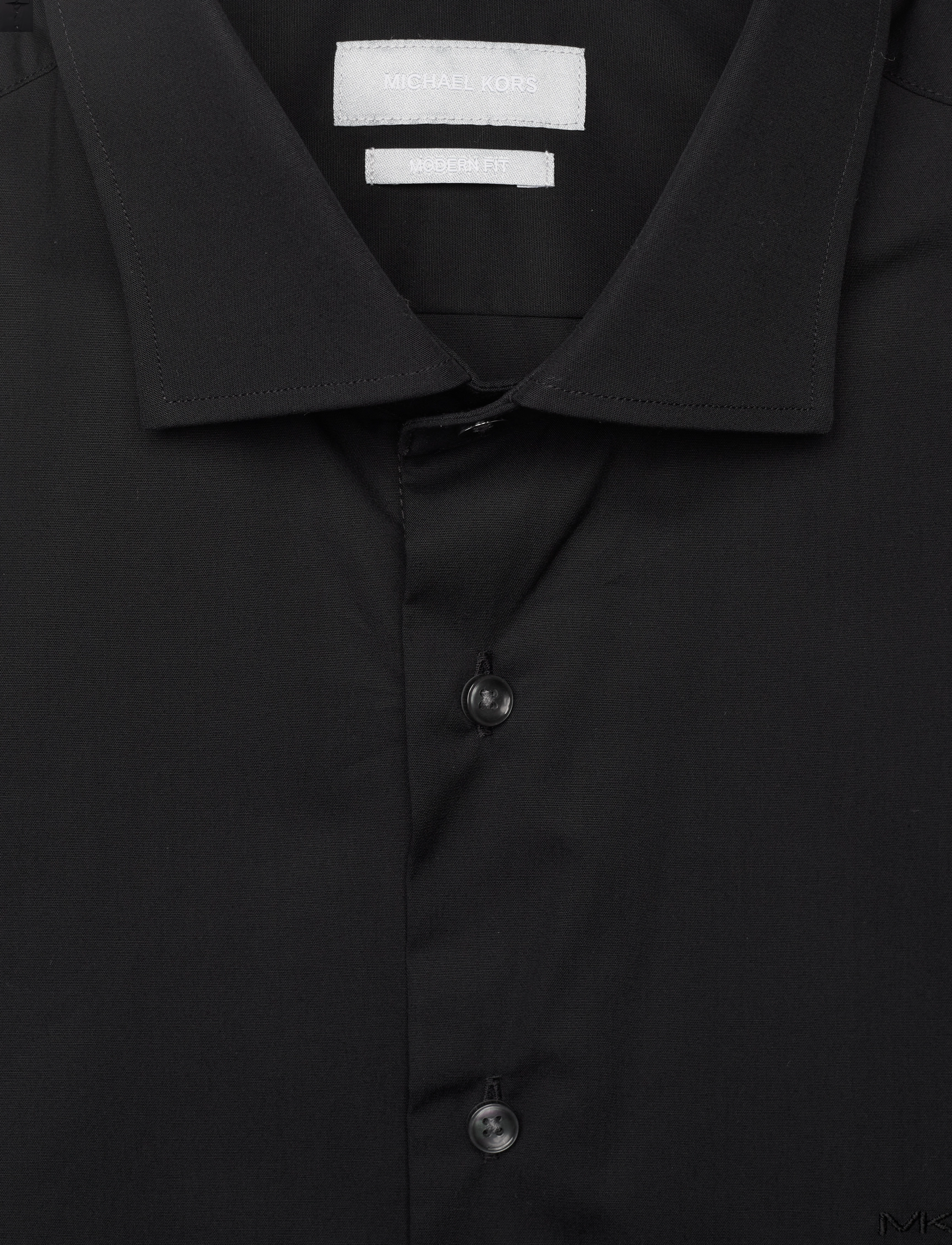 Michael Kors - POPLIN STRETCH MODERN SHIRT - formele overhemden - black - 2