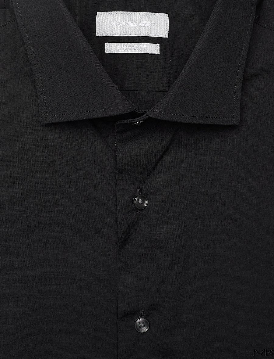 Michael Kors - POPLIN STRETCH MODERN SHIRT - formele overhemden - black - 2