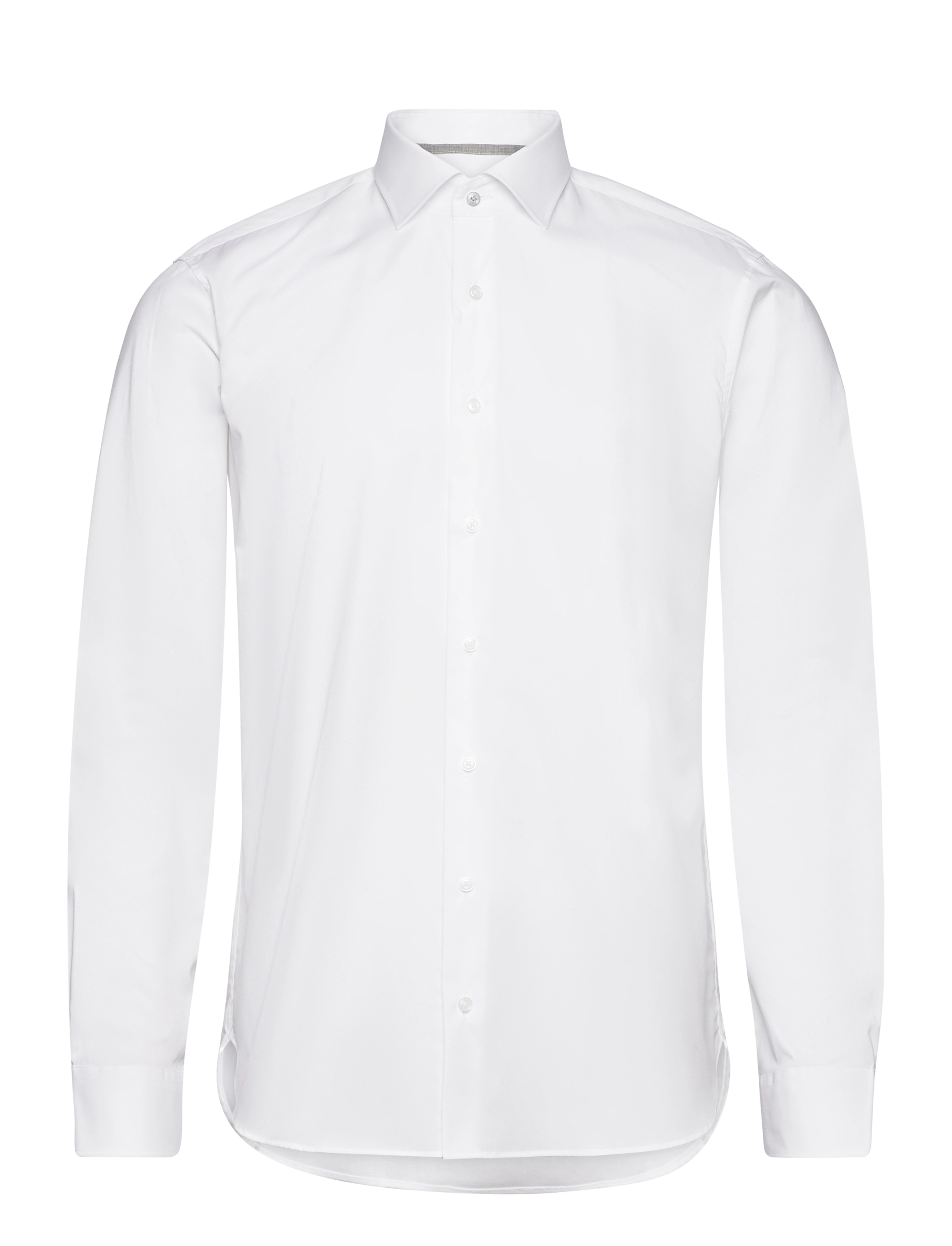 Michael Kors Poplin Stretch Modern Shirt, Mænd, Habitskjorte, Hvid, Str: 45