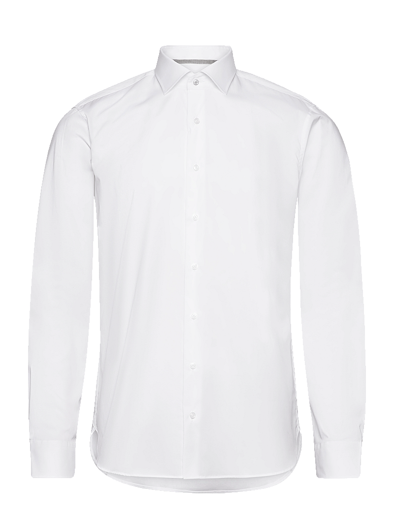 Michael Kors - POPLIN STRETCH MODERN SHIRT - kostymskjortor - white - 0