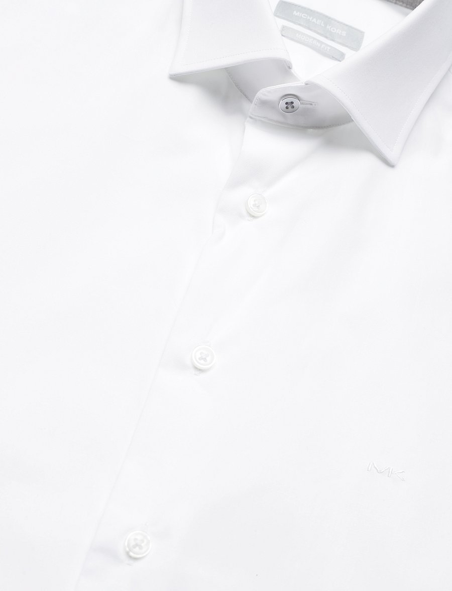 Michael Kors - POPLIN STRETCH MODERN SHIRT - chemises d'affaires - white - 3