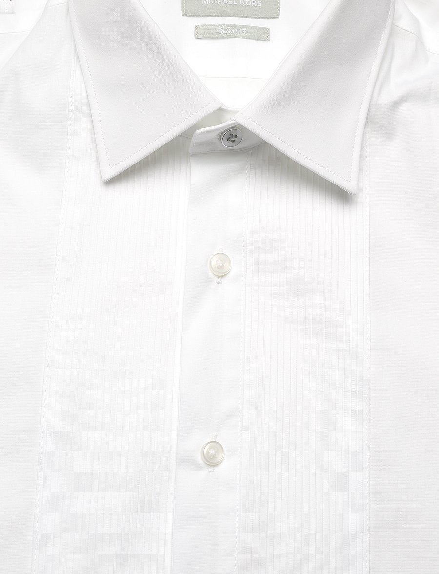 Michael Kors - TUXEDO SLIM FIT SHIRT - chemises de smoking - white - 2