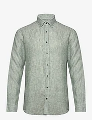 Michael Kors - LINEN SLIM FIT SHIRT - linen shirts - dark forest - 0