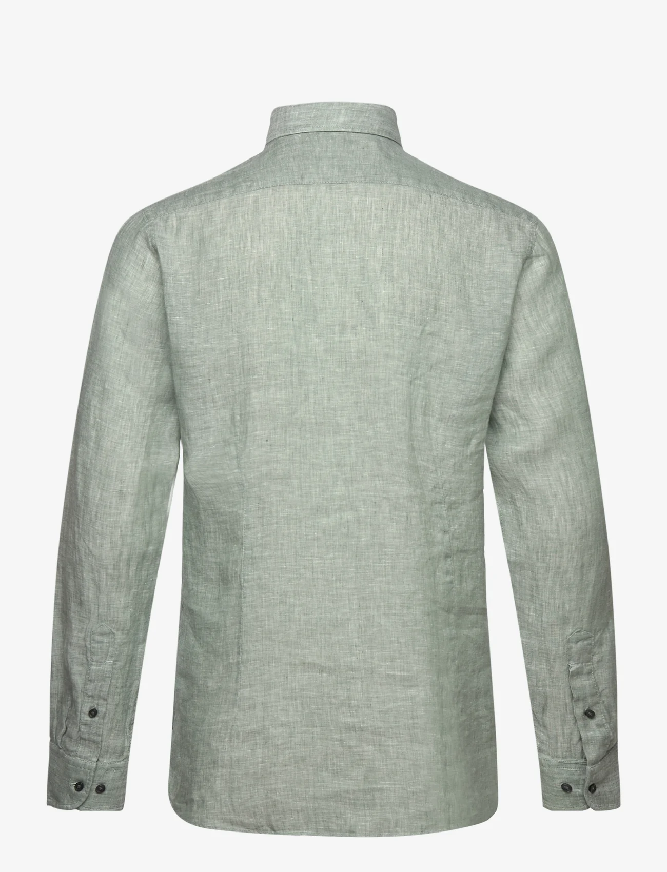 Michael Kors - LINEN SLIM FIT SHIRT - linen shirts - dark forest - 1