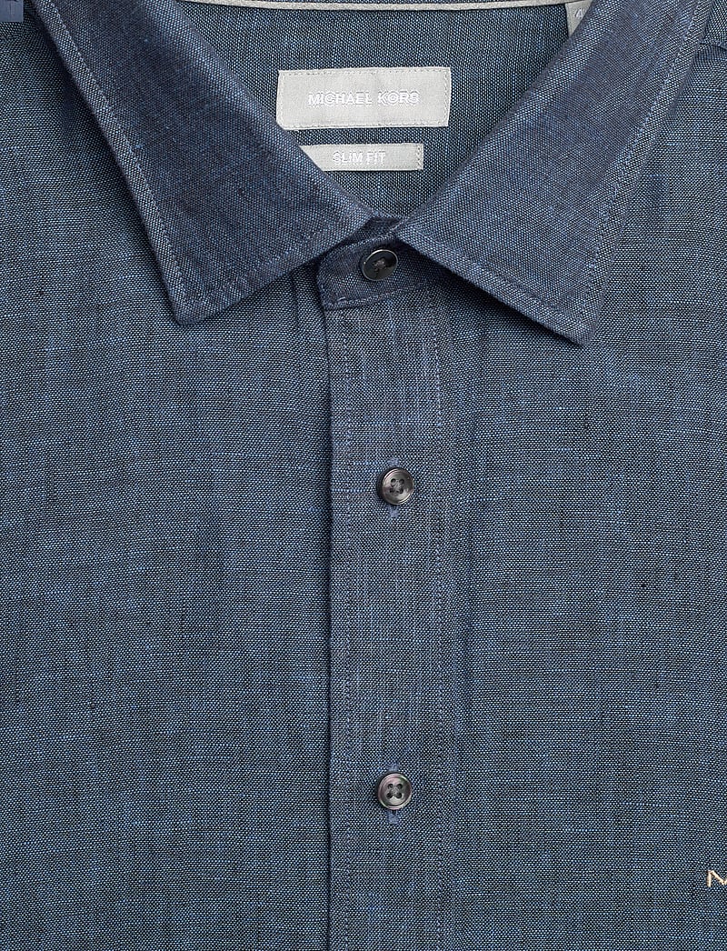 Michael Kors - LINEN SLIM FIT SHIRT - hørskjorter - denim - 2