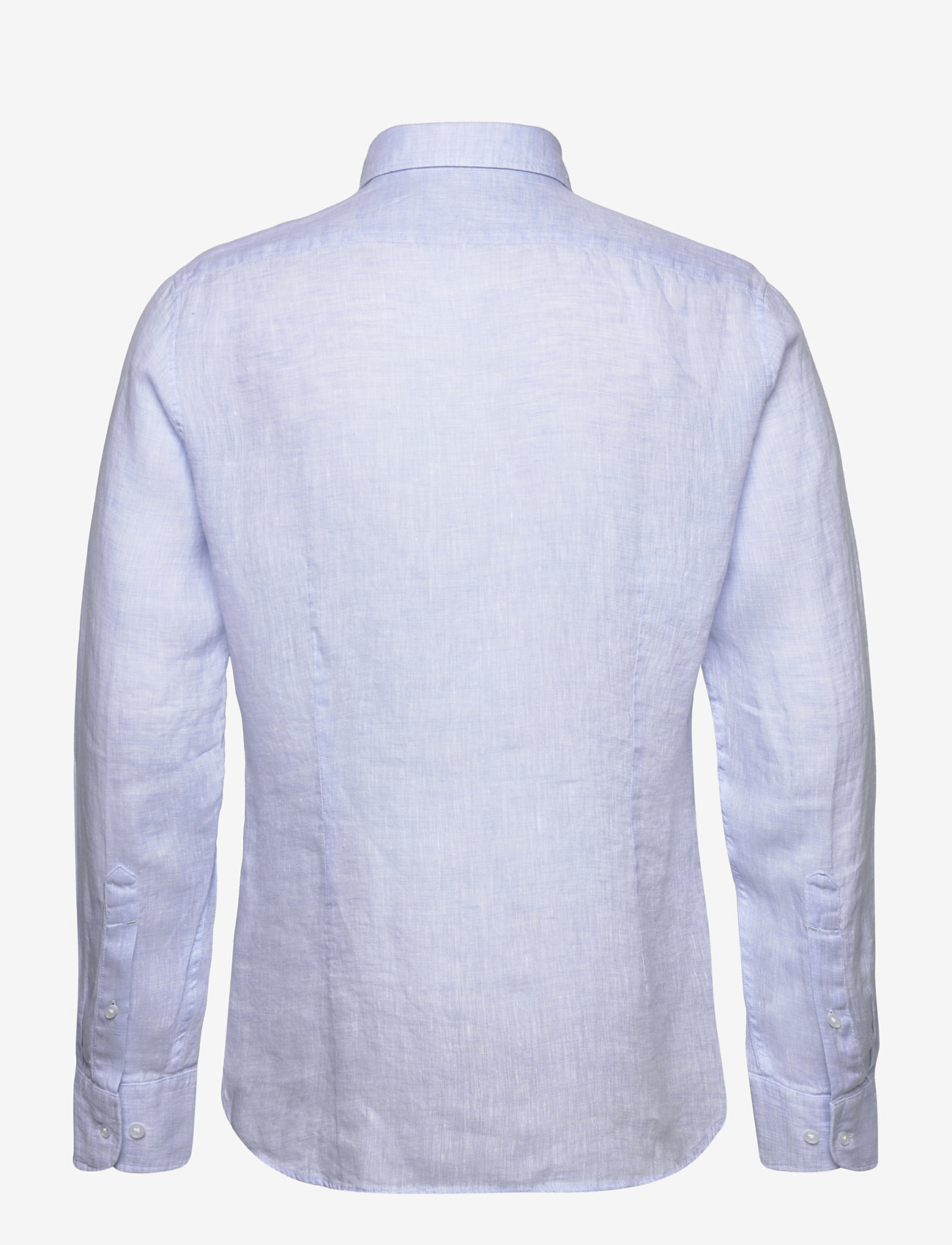 Michael Kors - LINEN SLIM FIT SHIRT - linneskjortor - light blue - 1