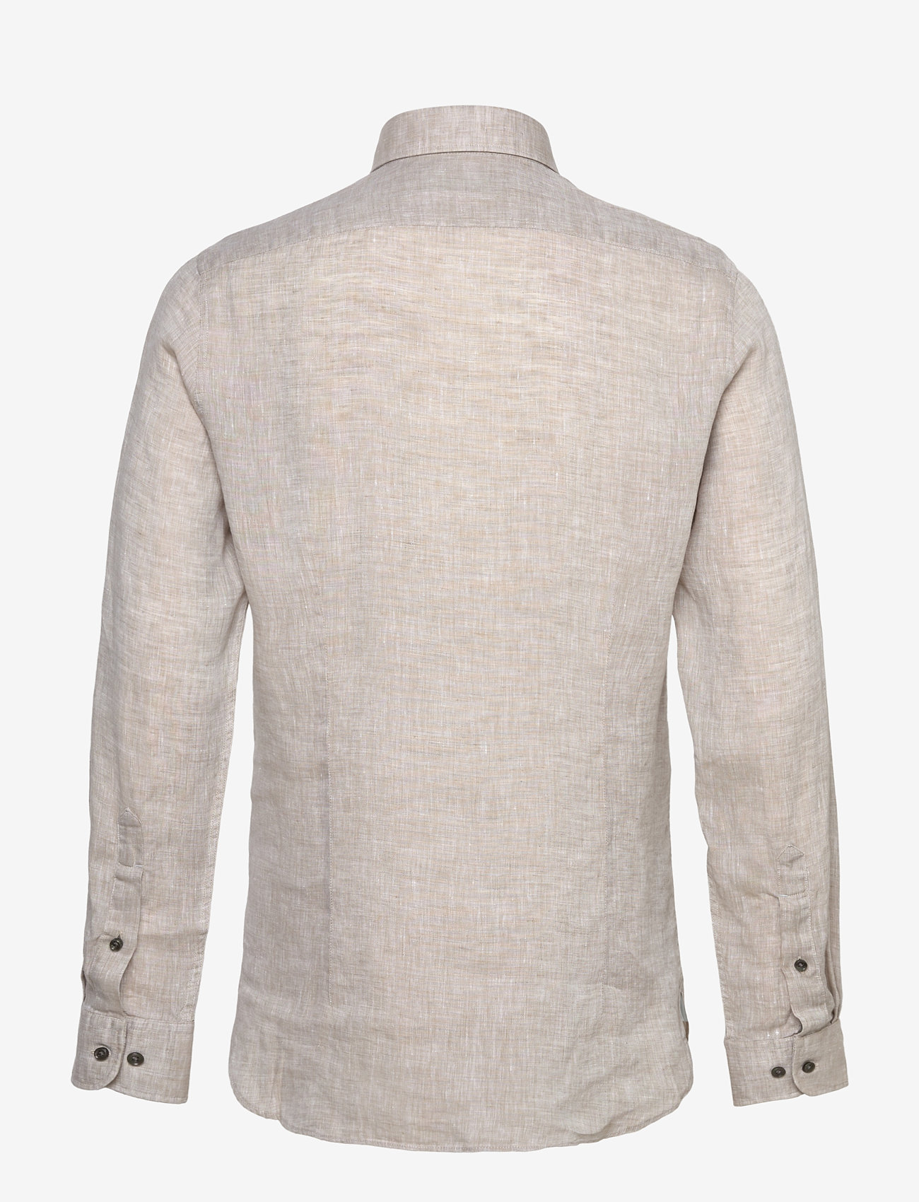 Michael Kors - LINEN SLIM FIT SHIRT - hørskjorter - taupe - 1