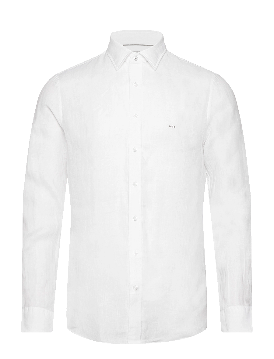Michael Kors - LINEN SLIM FIT SHIRT - white - 0