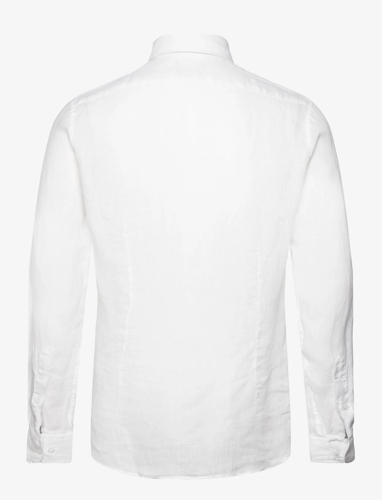 Michael Kors - LINEN SLIM FIT SHIRT - linen shirts - white - 1