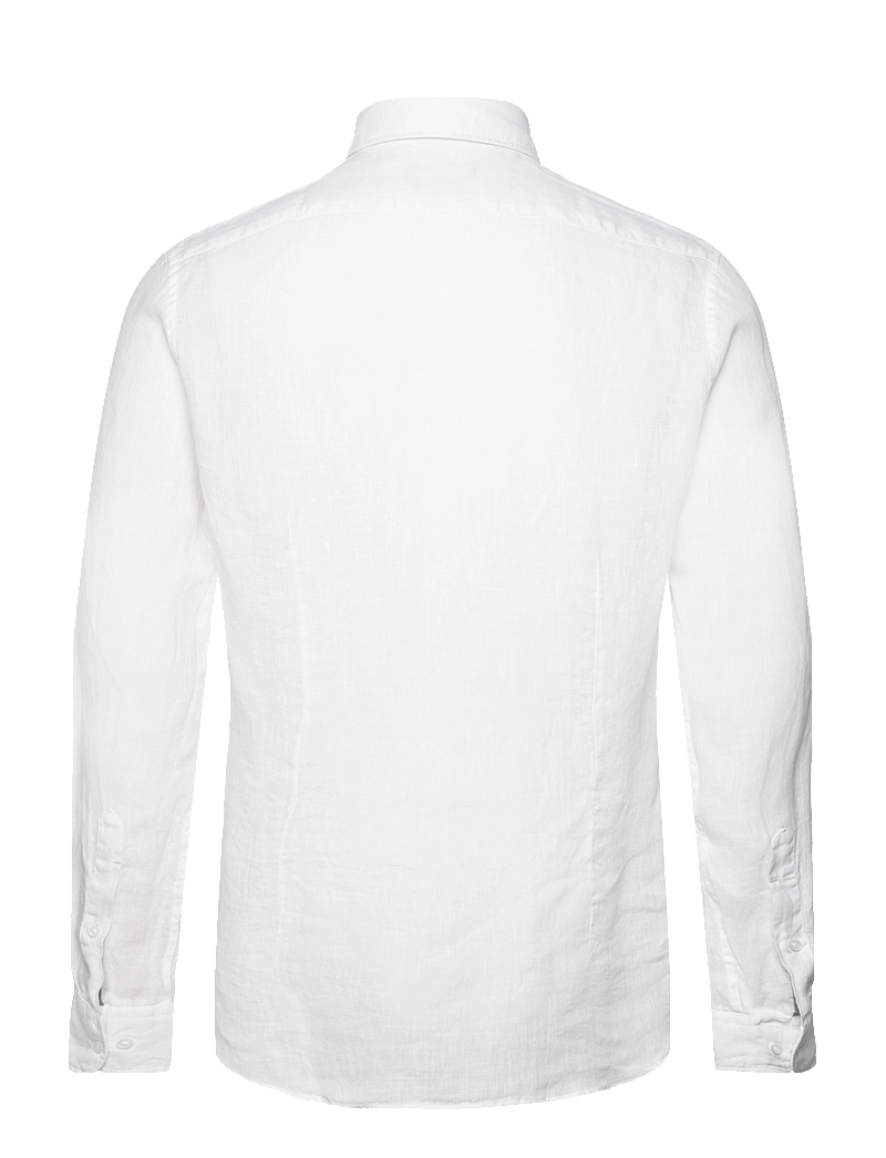 Michael Kors - LINEN SLIM FIT SHIRT - linased särgid - white - 1