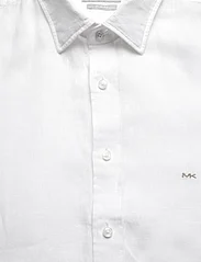 Michael Kors - LINEN SLIM FIT SHIRT - linen shirts - white - 2