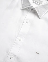 Michael Kors - LINEN SLIM FIT SHIRT - linen shirts - white - 3