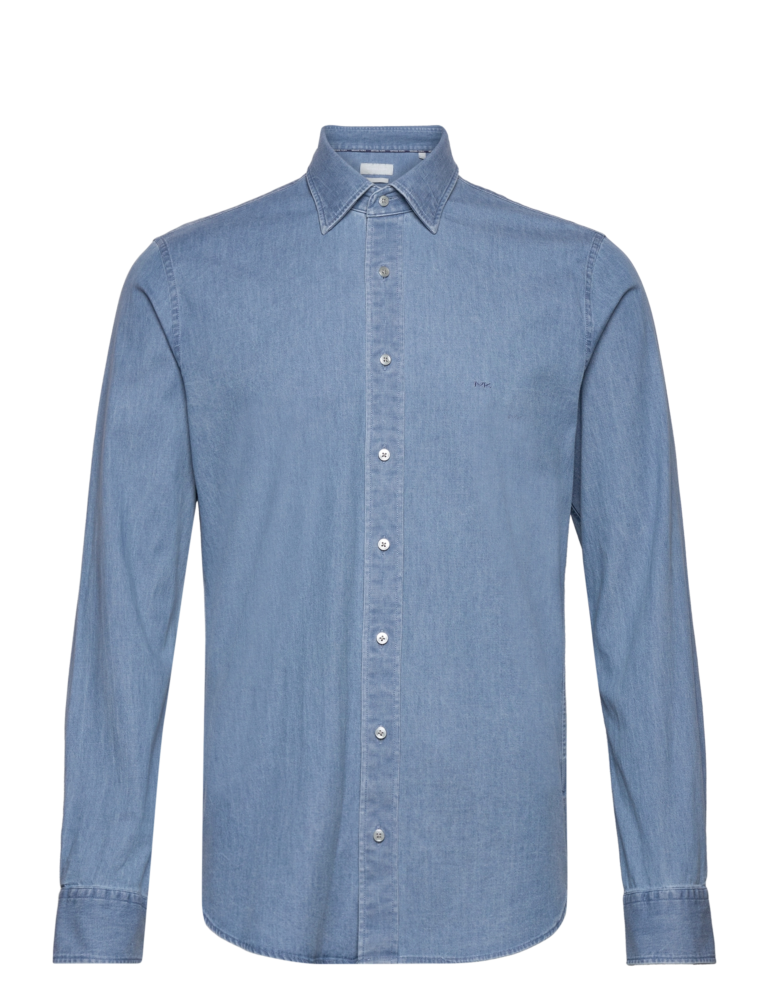 Michael Kors REAL INDIGO SLIM SHIRT - Teksasärgid - BLEACHED INDIGO / blue