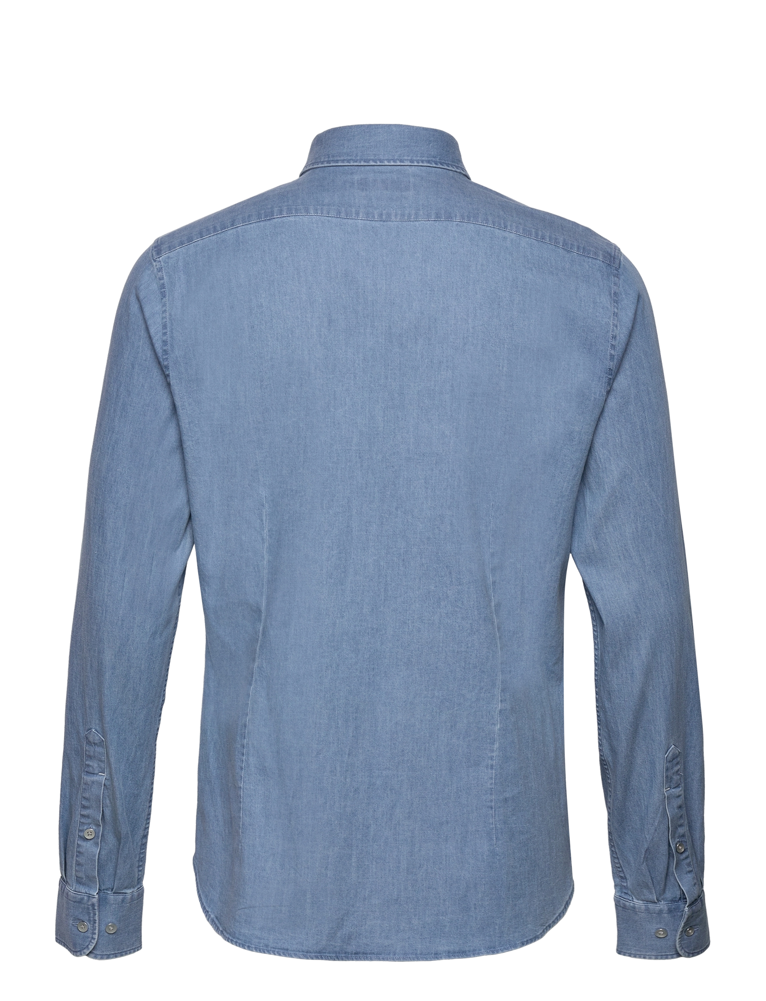 Michael Kors - REAL INDIGO SLIM SHIRT - teksasärgid - bleached indigo - 1