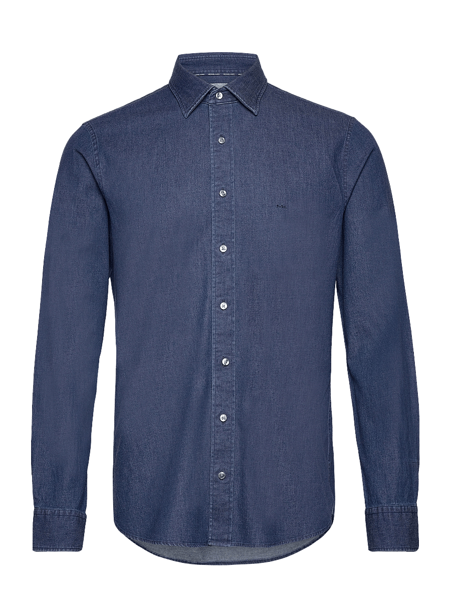 Michael Kors - REAL INDIGO SLIM SHIRT - jeanshemden - indigo - 0
