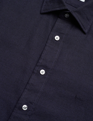 Michael Kors - WASHED COTTON WOOL SLIM SHIRT - basic shirts - navy - 3