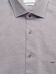 Michael Kors - PIED DE POULE SLIM SHIRT - rutiga skjortor - brown - 2