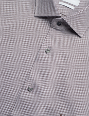 Michael Kors - PIED DE POULE SLIM SHIRT - checkered shirts - brown - 3