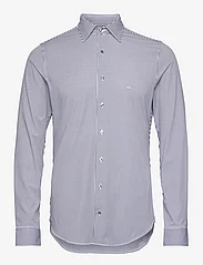 Michael Kors - PERFORM STRETCH STRIPE SLIM SHIRT - business shirts - navy - 0