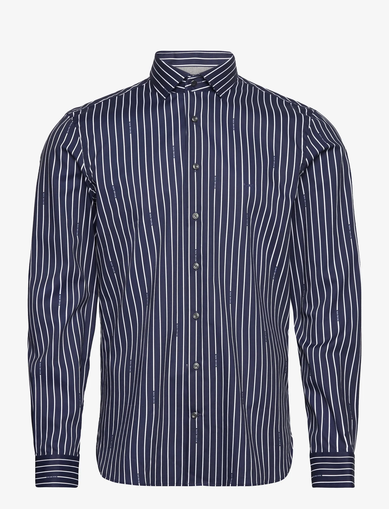 Michael Kors - MK PRINTED STRIPE MODERN SHIRT - business skjorter - navy - 0