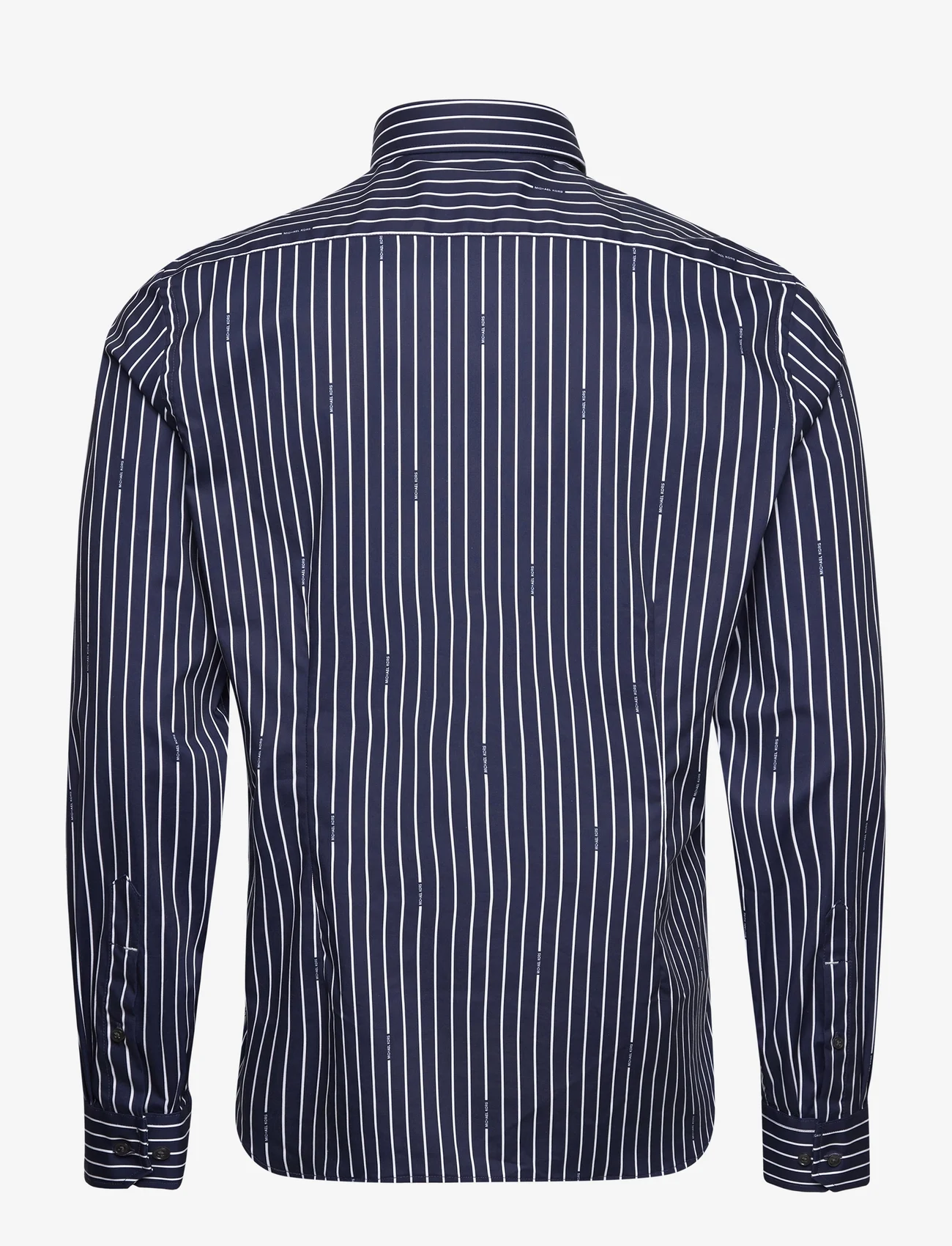Michael Kors - MK PRINTED STRIPE MODERN SHIRT - business shirts - navy - 1