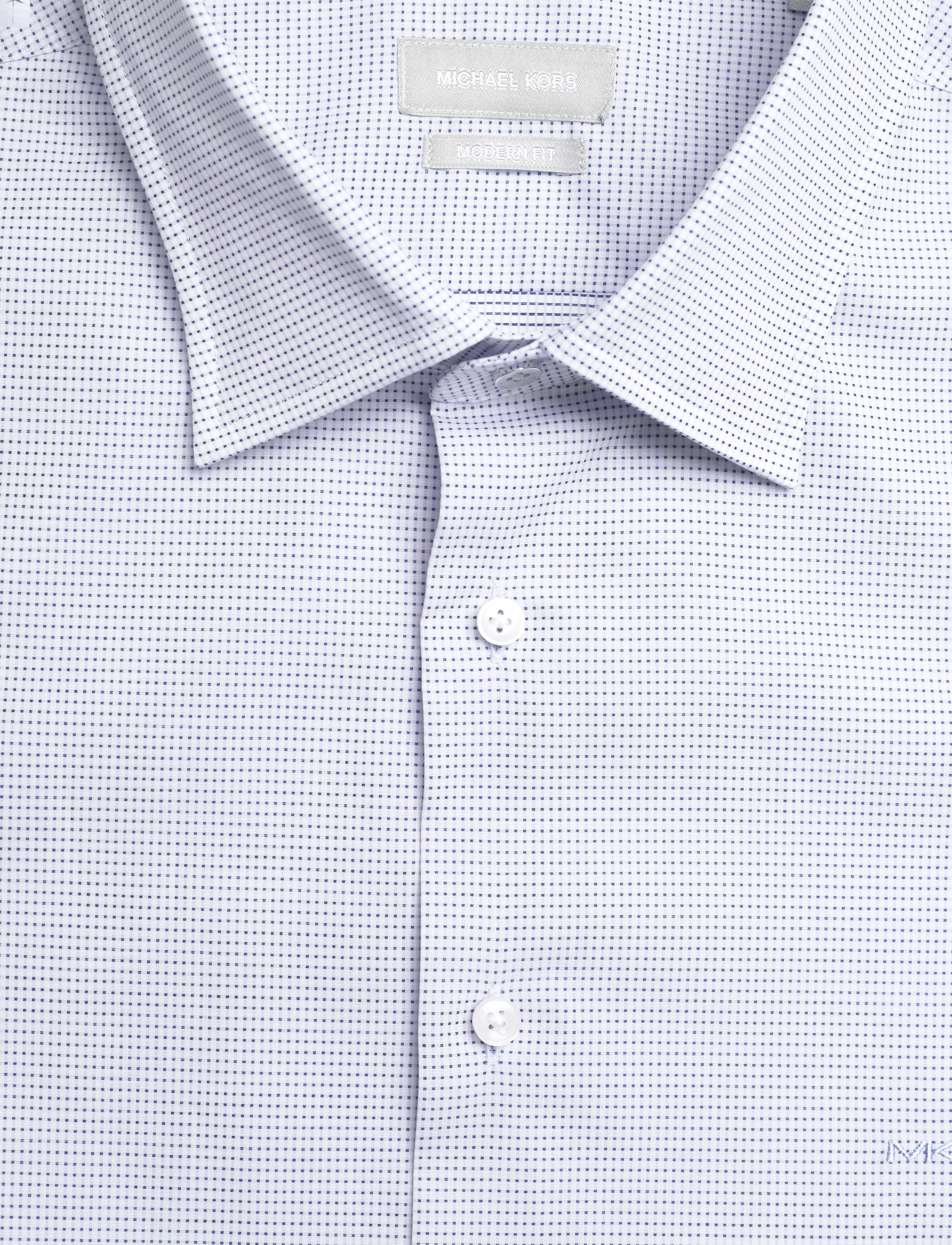 Michael Kors - 2PLY FINE DOBBY MODERN SHIRT - light blue - 3