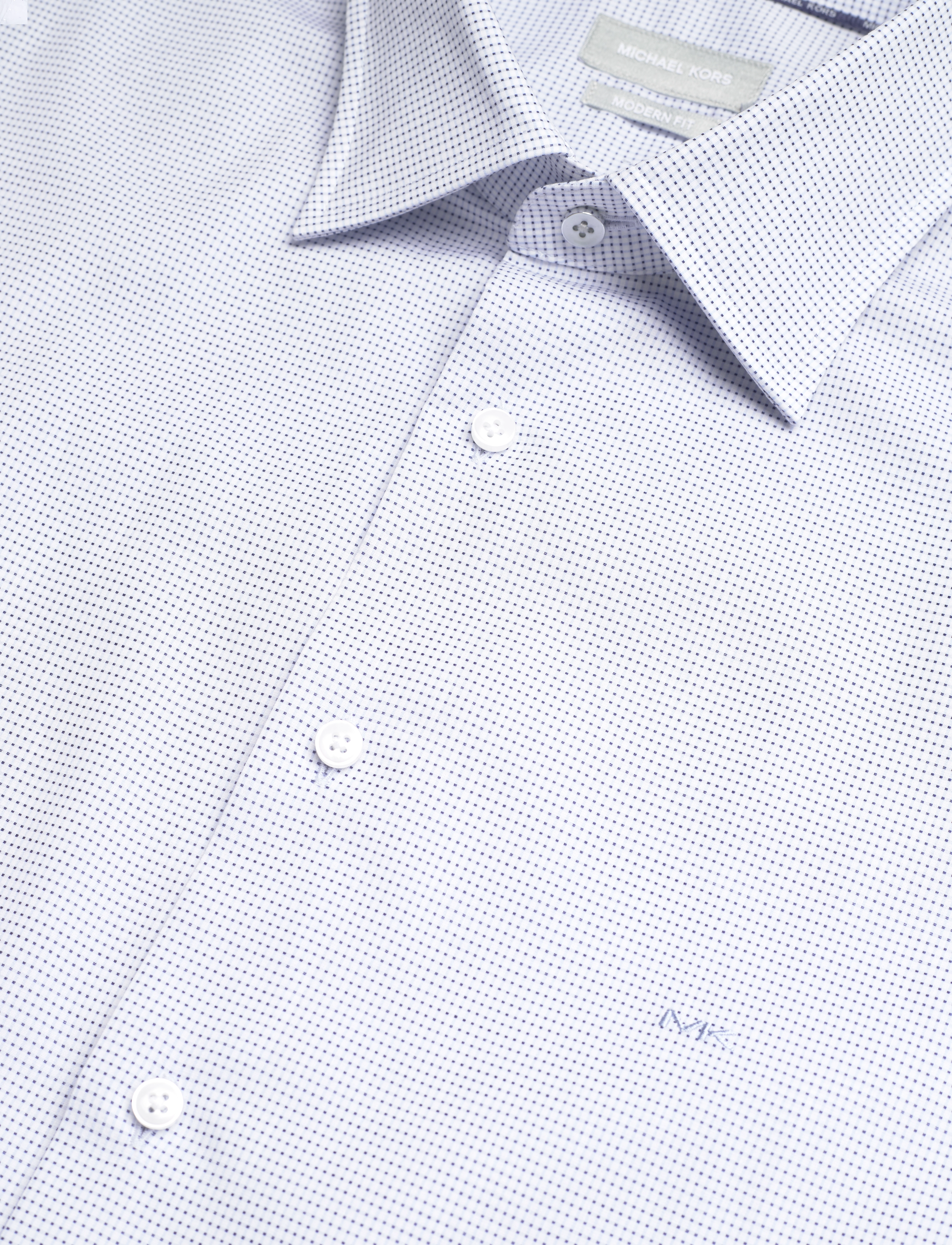 Michael Kors - 2PLY FINE DOBBY MODERN SHIRT - light blue - 2