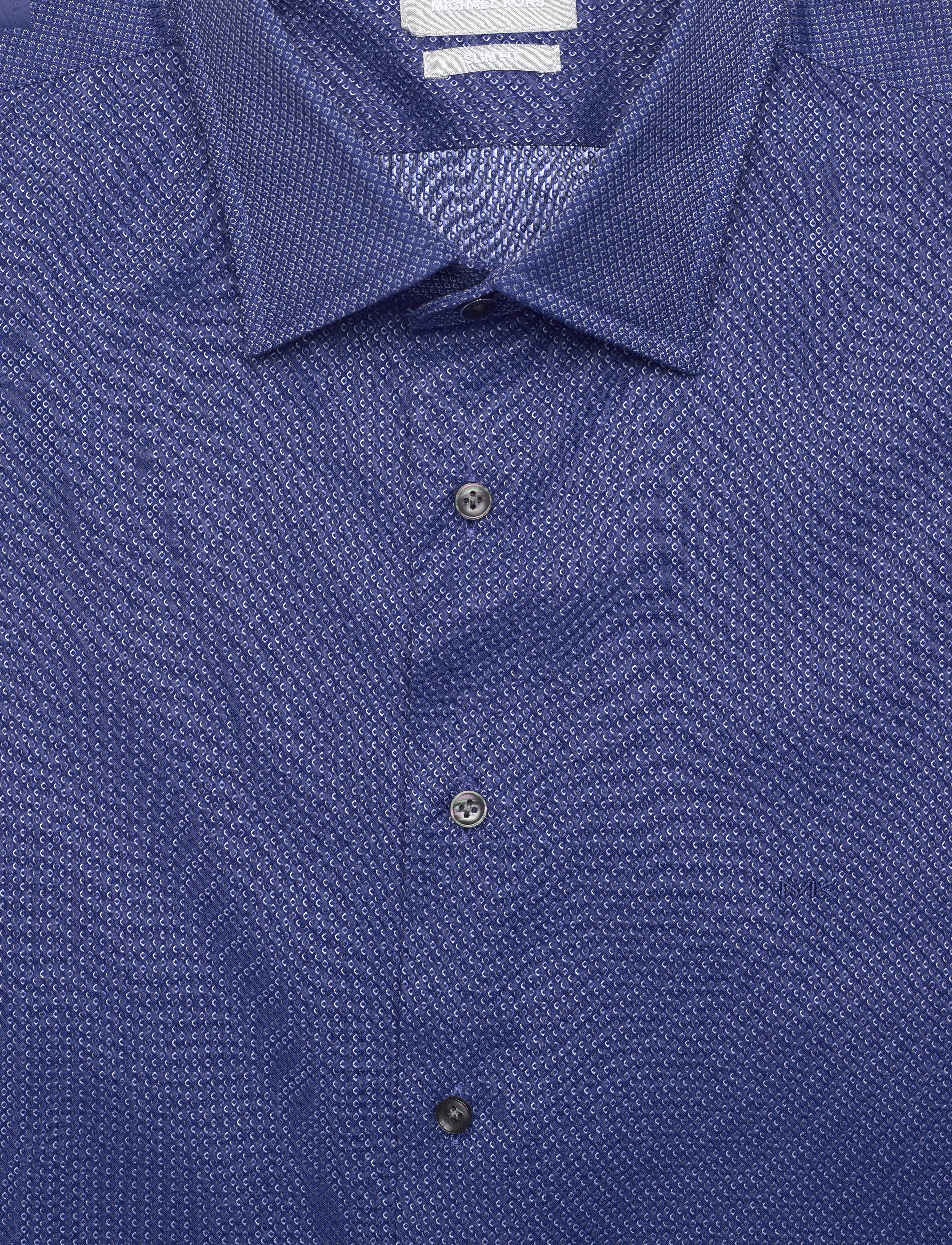 Michael Kors - DIAMOND DOBBY SLIM SHIRT - blue multi - 2