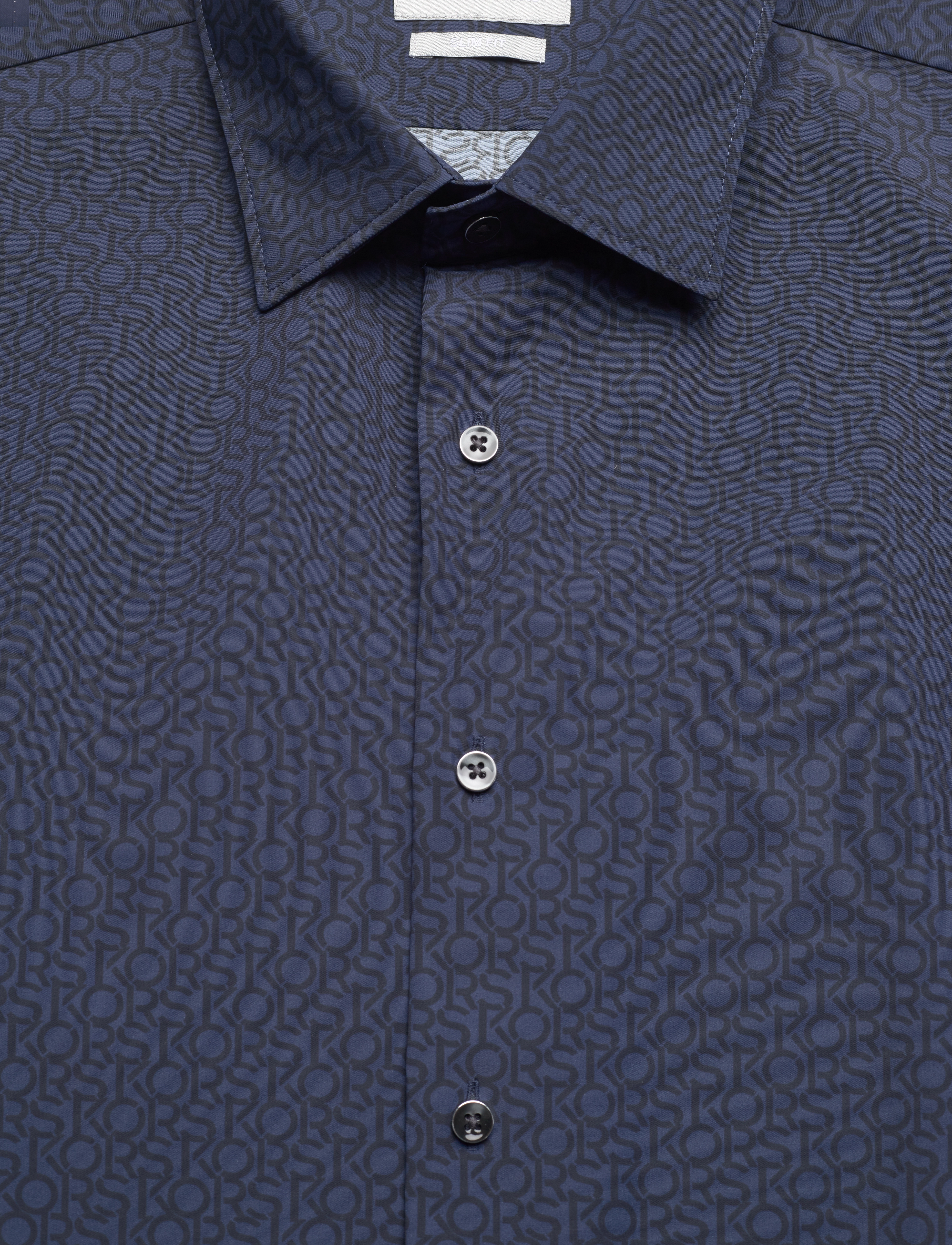 Michael Kors - PERFORMANCE KORS PRINT SLIM SHIRT - black - 2