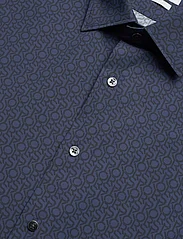 Michael Kors - PERFORMANCE KORS PRINT SLIM SHIRT - business shirts - black - 3