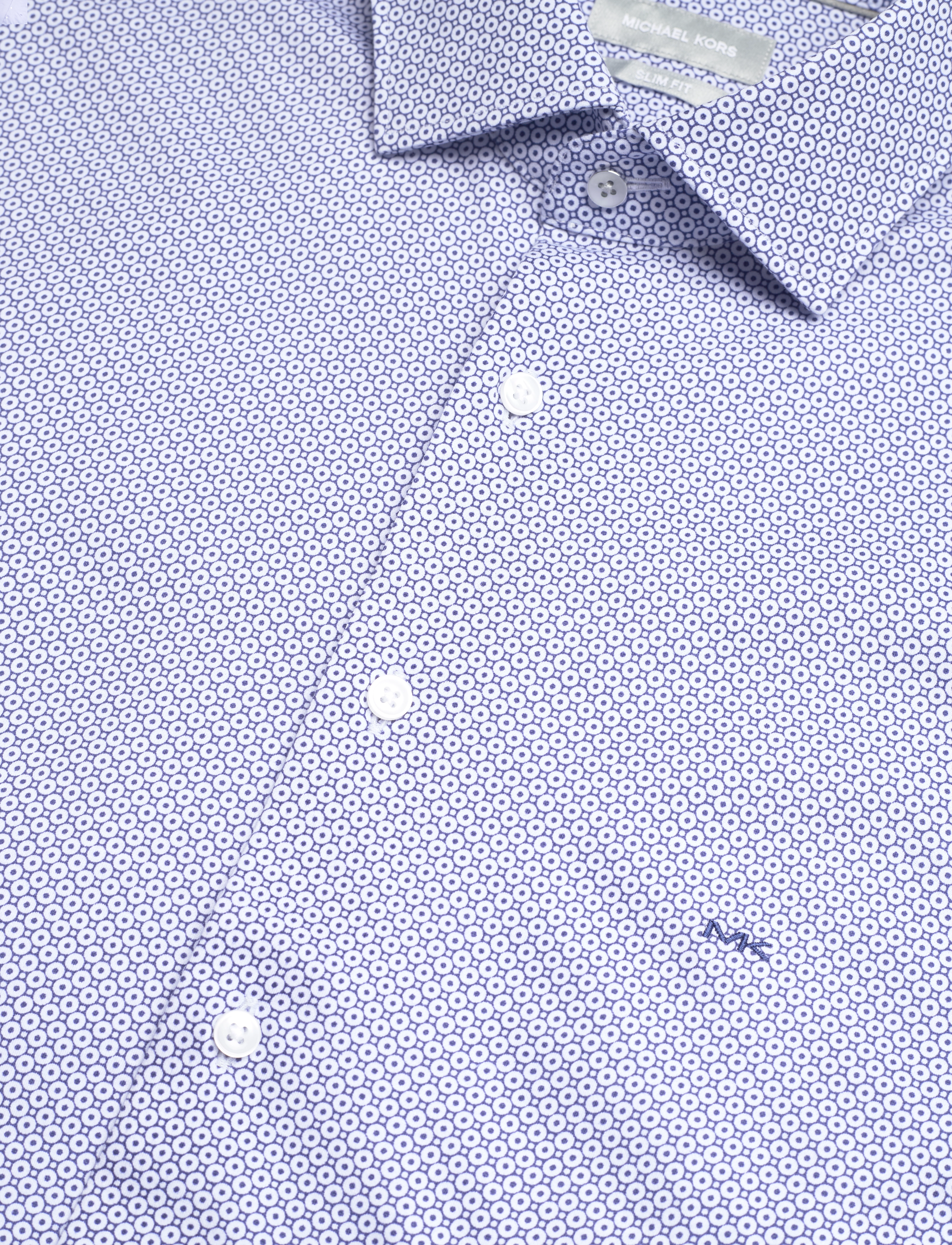 Michael Kors - PRINTED JERSEY SLIM SHIRT - light blue - 3