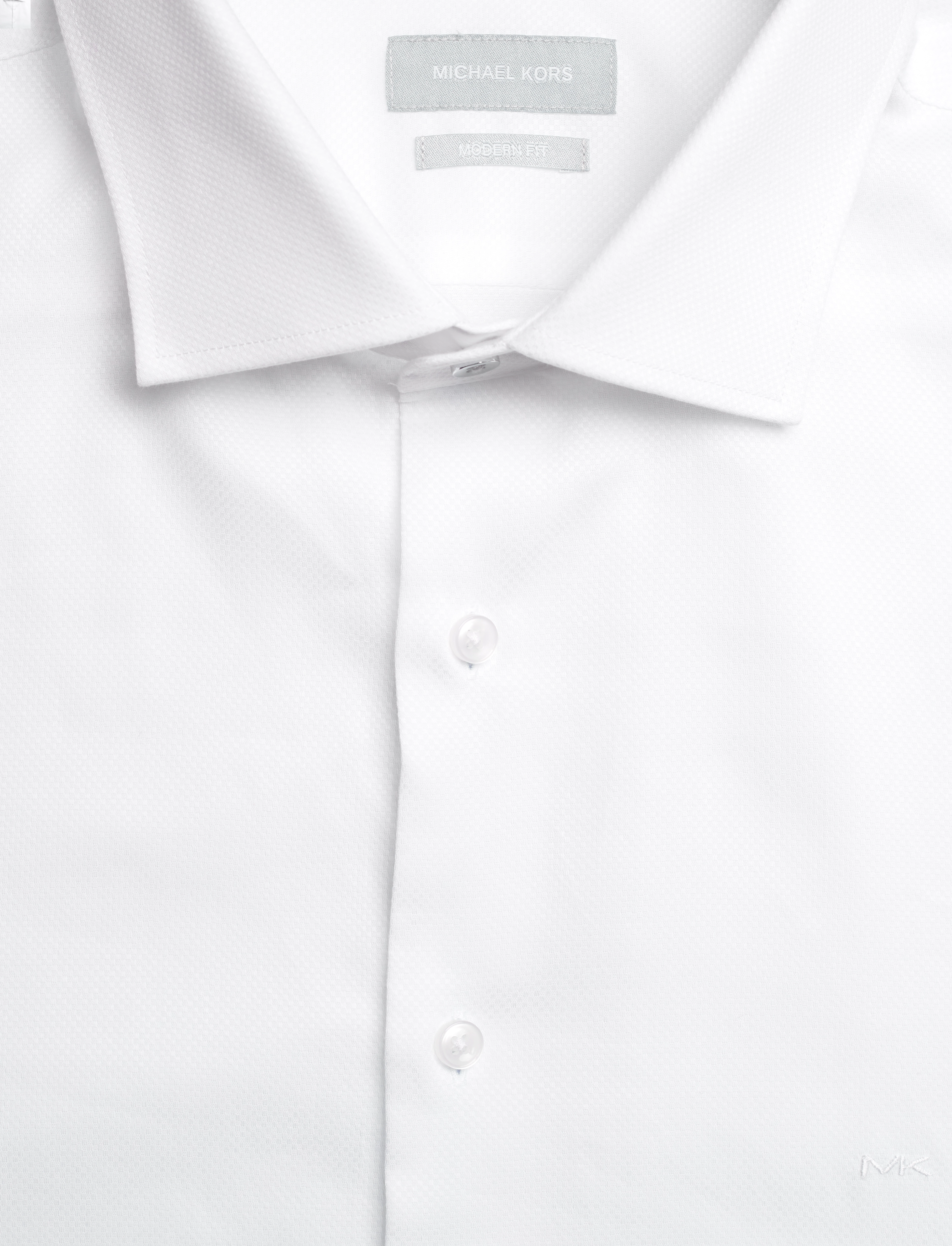 Michael Kors - ENGINEERD STRUCTURED MODERN SHIRT - white - 2