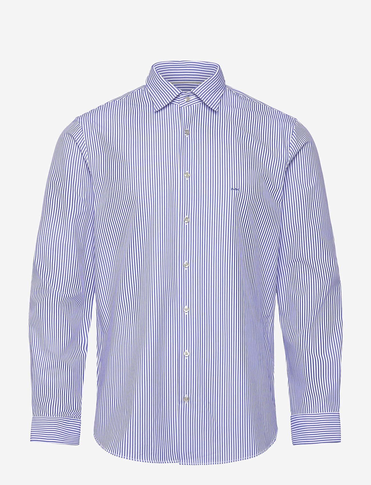Michael Kors - PERFORMANCE STRIPE SLIM SHIRT - triibulised särgid - blue - 0